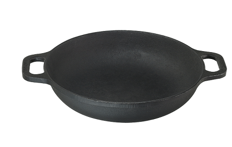 panela de ferro fundido, parmegiana, parmeggiana, santana, 24 cm, frigideira de ferro, travessa
