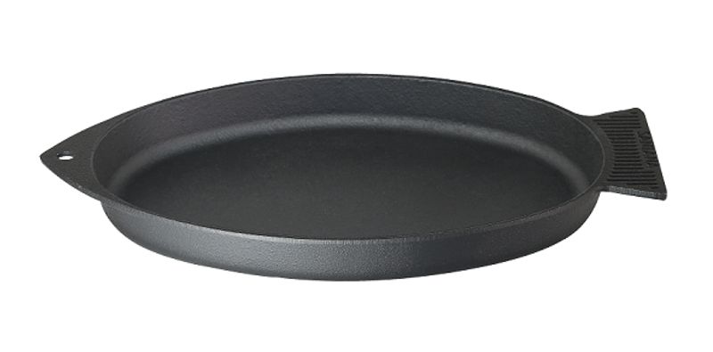 assadeira de ferro fundido oval, peixe , travessa de ferro, tabuleiro de ferro, pequena libaneza