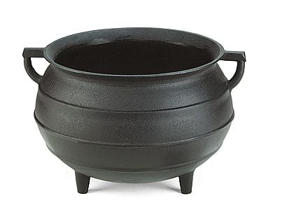 panela de ferro fundido grande, caldeirão de bruxa, 140 l, panela wicca, panela tripé, caldeirão de ferro