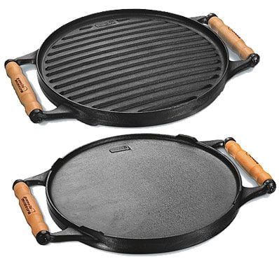 chapa ferro fundido, dupla face, 30 cm, grill, grelhar, bifeteira, bifeira, panela mineira