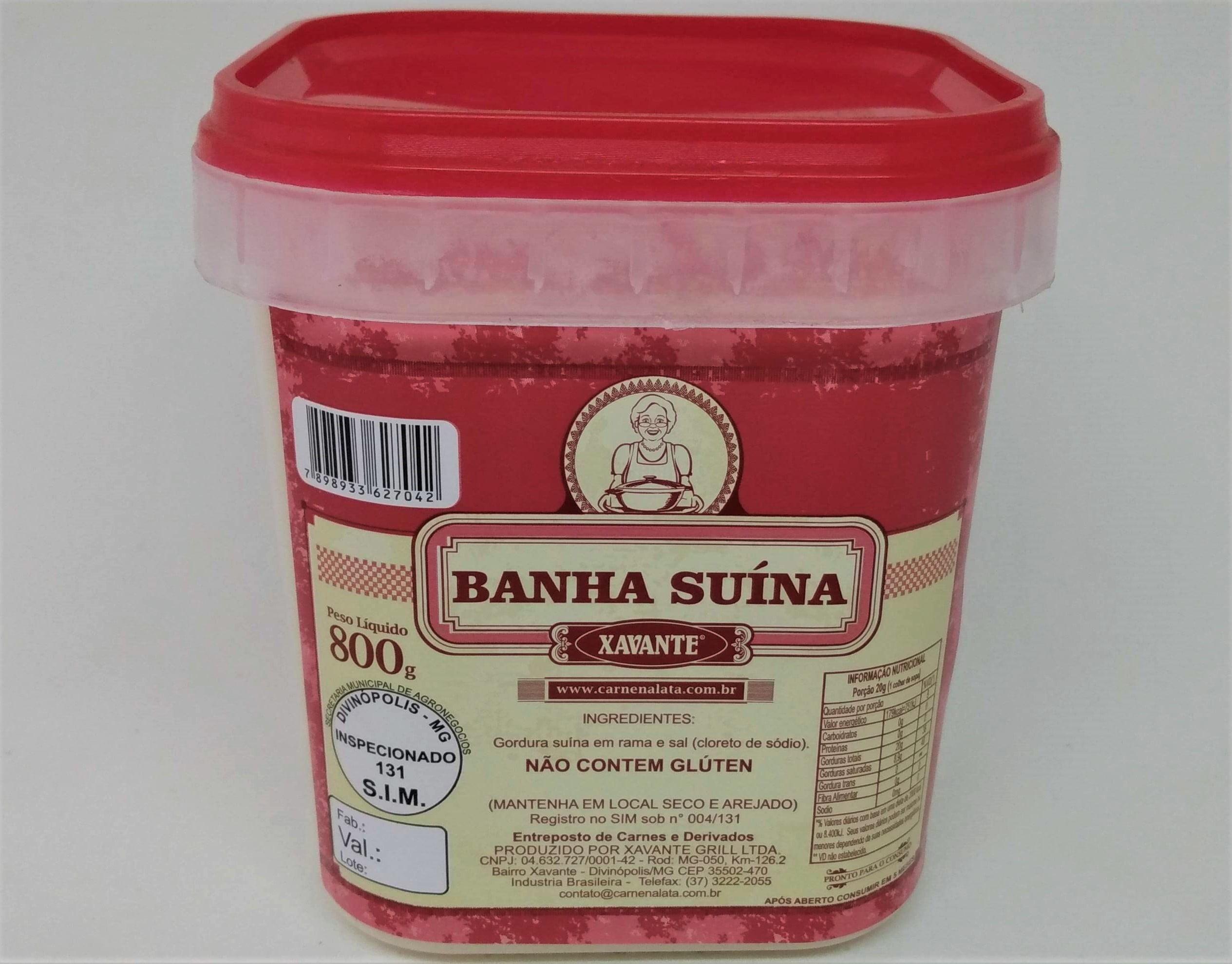 carne na lata, banha suina, carne na gordura, carne suina, pernil, xavante, pa&ccedil;oca, farinha