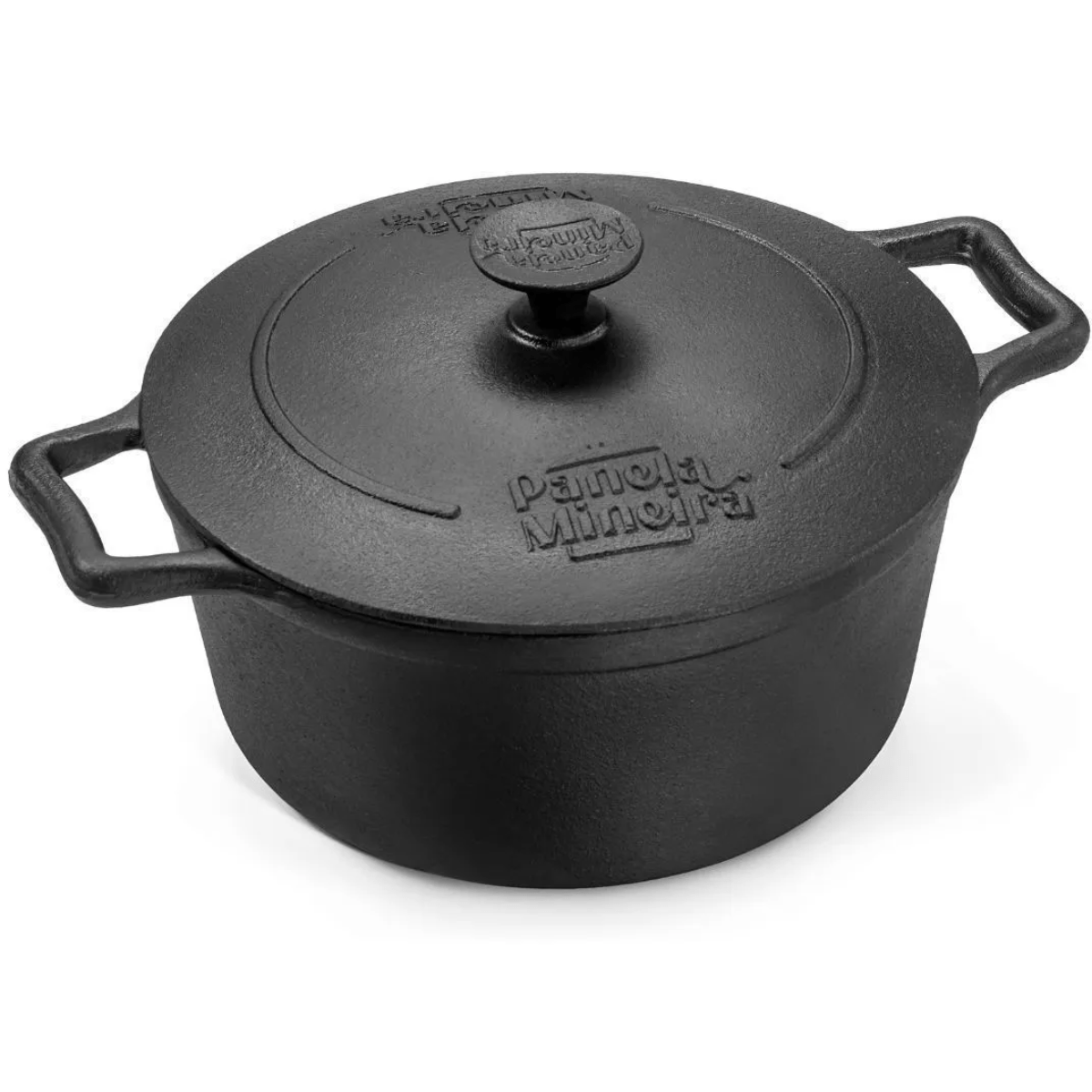 comprar panela de ferro fundido, caçarola, cacarola, 5 litros, panela mineira, fumil, alça ferro