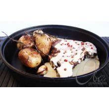 frigideira paella de ferro fundido 48cm, frigideira grande, frigideira grill, chapa de ferro, frigideira antiaderente, libaneza