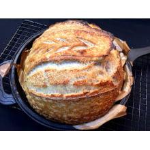 panela de ferro fundido forno holandês panela mineira, 25 cm  dutchoven panela para pão,