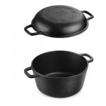 panela de ferro fundido forno holandês defumação panela mineira, 25 cm  dutchoven panela para pão,