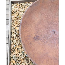 lareira de ferro fundido, lenheiro, porta lenha, disco de ferro 80 cm, aquecedor ambiente