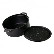 panela de ferro fundido caçarola cocotte 18 cm para panificaçao panela para forno, santana