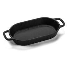 assadeira de ferro fundido oval, travessa de ferro, 28, tabuleiro de ferro, forma de ferro