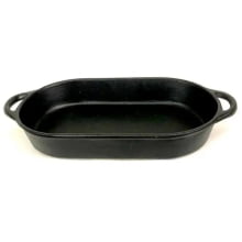 assadeira de ferro fundido oval, travessa de ferro, 36, tabuleiro de ferro, forma de ferro