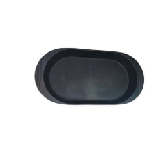 assadeira de ferro fundido oval, 35 cm , travessa de ferro, tabuleiro de ferro, pequena libaneza