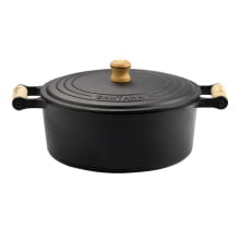 Caçarola Alça de Madeira Tampa de Ferro 1 litro 14cm FS