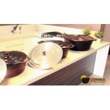 comprar panela ferro fundido, cacarola, caçarola, 11 litros, tampa, panela mineira, fumil