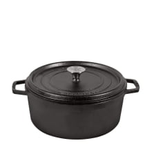 panela de ferro fundido caçarola cocotte 24 cm para panificaçao panela para forno, santana