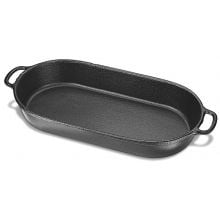 assadeira de ferro fundido oval, 20 cm , travessa de ferro, tabuleiro de ferro, panela mineira