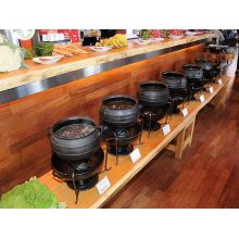 panela de ferro fundido, caldeirão de bruxa, panela wicca, 2 litros, panela de feijoada, panela tripé, caldeirão de ferro