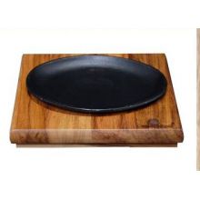 comprar chapa ferro fundido, oval, porcao, porção, chapa para petisco, travessa de ferro