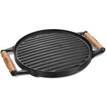 chapa ferro fundido, dupla face, 30 cm, grill, grelhar, bifeteira, bifeira, panela mineira