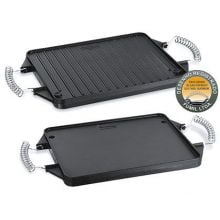 chapa ferro fundido, dupla face, 29 cm, grill, grelhar, bifeteira, bifeira, panela mineira