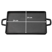Chapa Aperitivo 24x24 cm sem suporte Santana