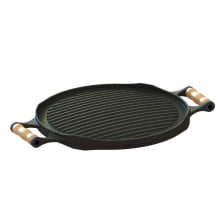 chapa ferro fundido, dupla face, 33 cm, grill, grelhar, bifeteira, bifeira, libaneza