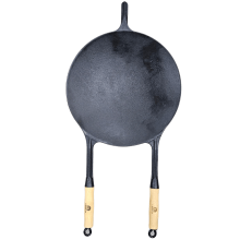 chapa disco ferro fundido, disco de arado, com cabos, panela mineira