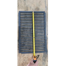 Grelha para cinzeiro de ferro fundido para fogao a lenha libaneza, grande, forno de ferro