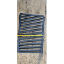 Grelha para cinzeiro de ferro fundido para fogao a lenha libaneza, grande, forno de ferro