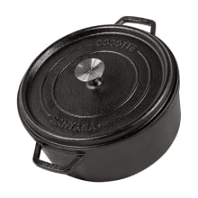 Caçarola alça de ferro tampa de ferro 3,8 litros cocotte 24 cm
