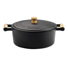 Caçarola Alça de Madeira Tampa de Ferro 1 litro 14cm FS