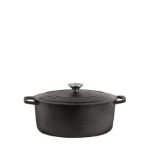 panela de ferro fundido, caçarola, cacarola, 6 litros, santana oval