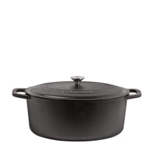 panela de ferro fundido, caçarola, cacarola, 6 litros, santana oval