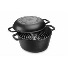 panela de ferro fundido forno holandês defumação panela mineira, 25 cm  dutchoven panela para pão,