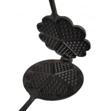 waffleira ferro fundido, waflle fogao, Libaneza, fumil, waffle de ferro fundido, libaneza, 16 cm de diametro